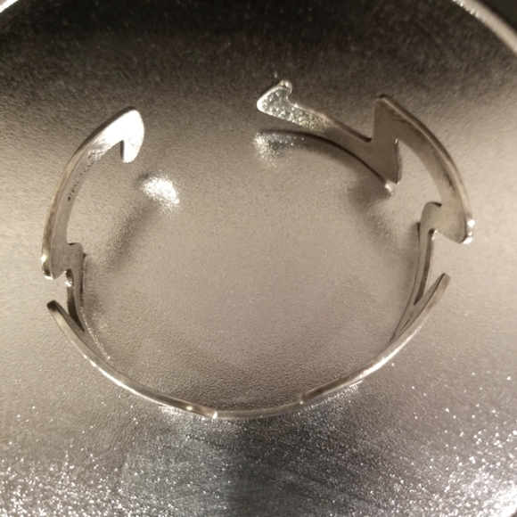 Burkhardt Vintage Sterling Silver Greek Key Cuff Bracelet - Picture 8 of 16